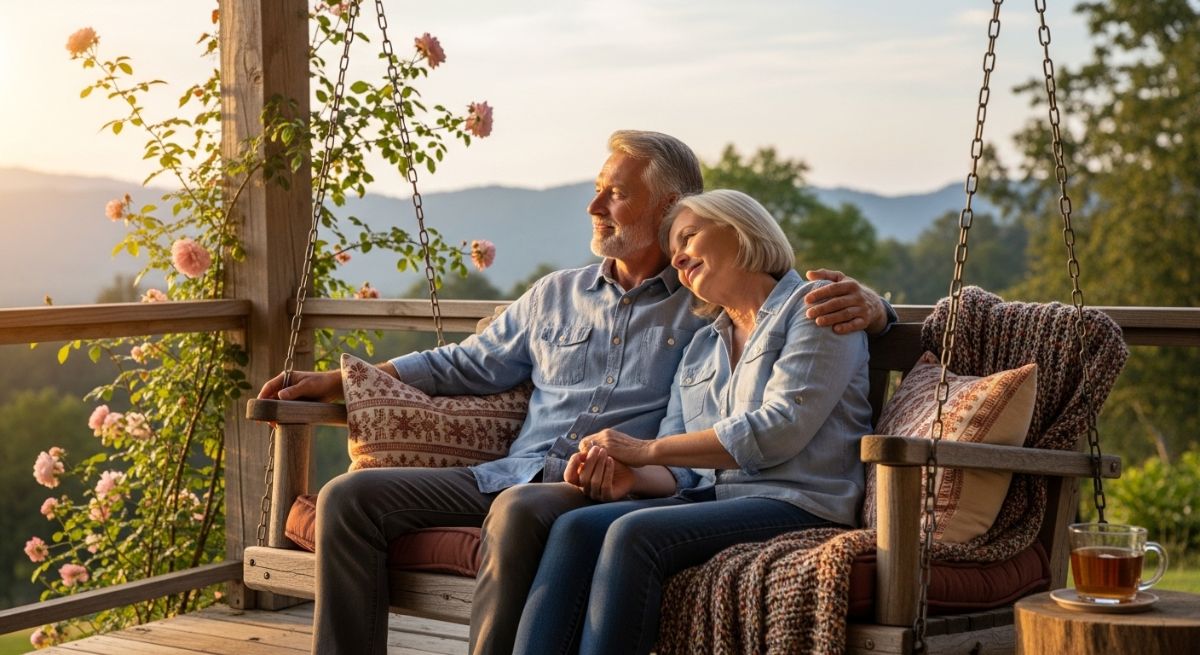 Family members sitting together to symbolize a united front against a problem.