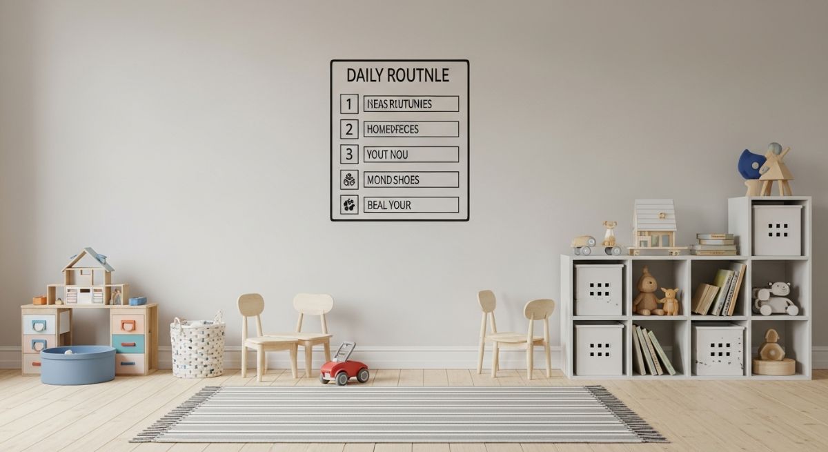 An organized room representing structure and guidance.