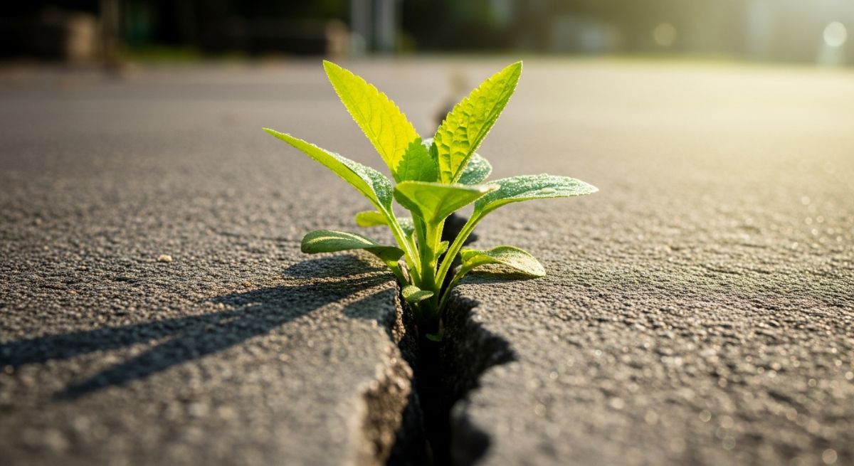 A parent encouraging a child's autonomy and problem solving.