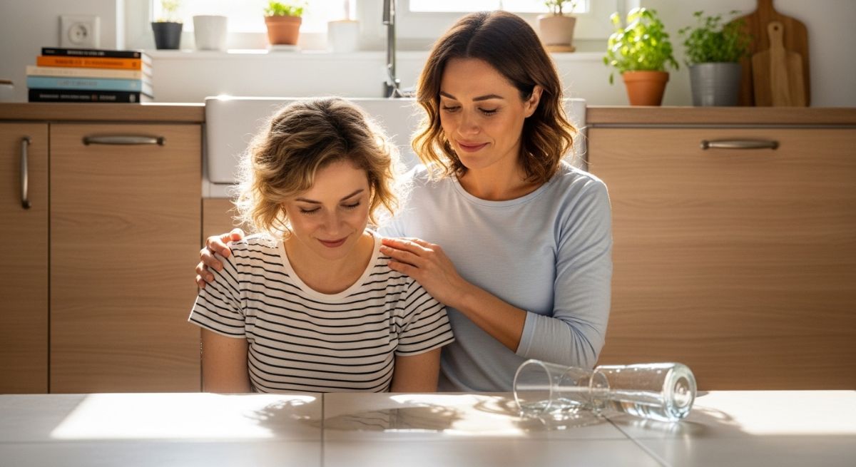 A person practicing active and empathetic listening.