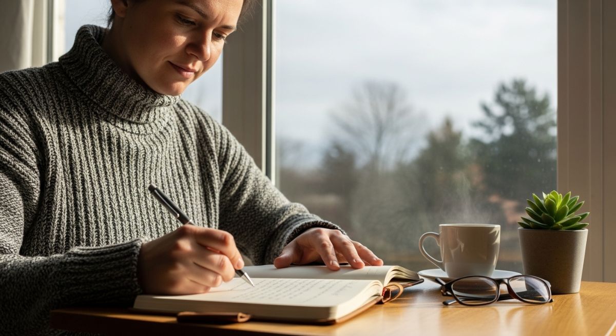 A person reflecting on healthy boundaries and communication.