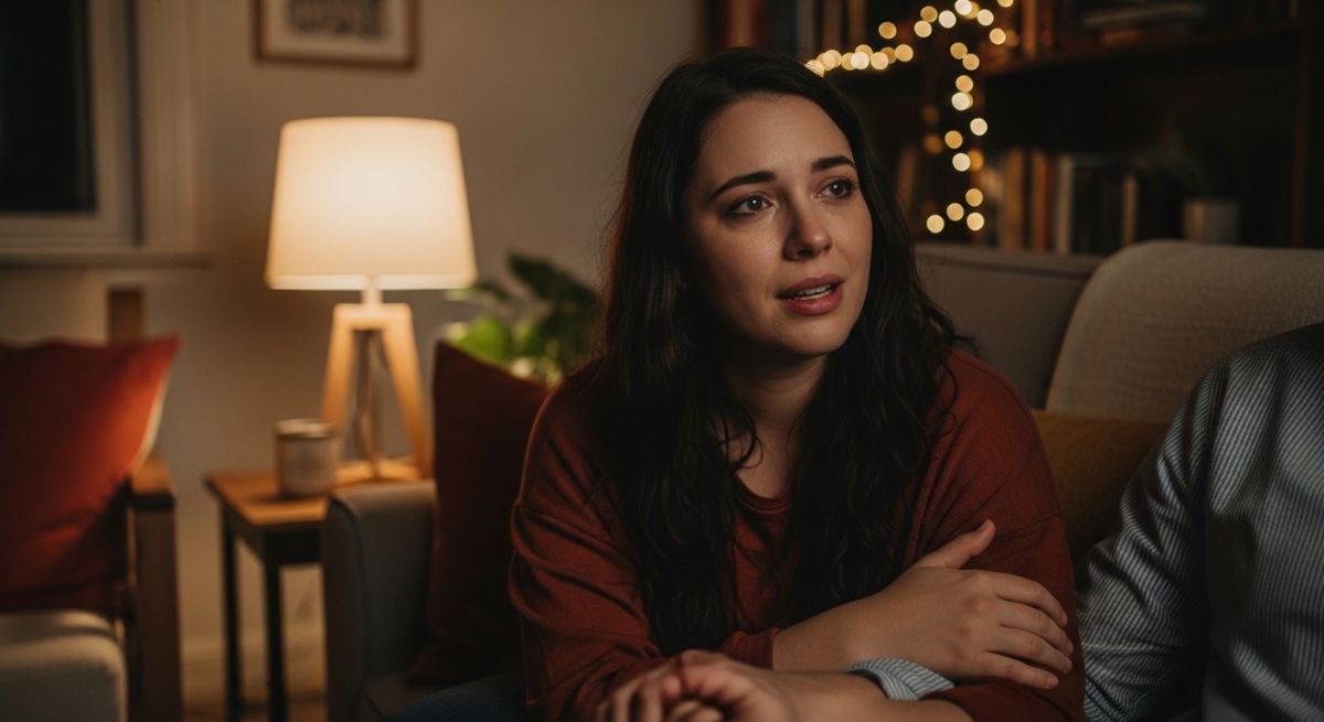 Couple walking together in a park