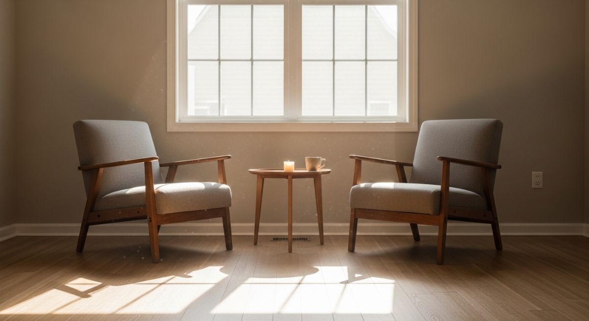 An empathetic person listening closely