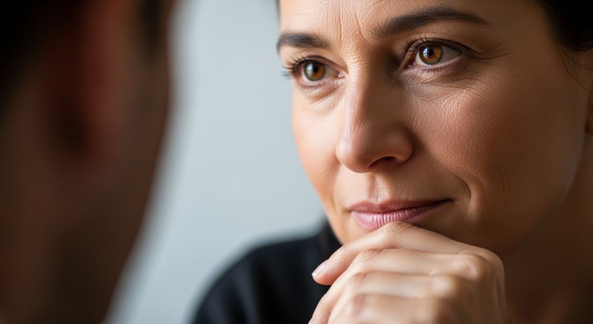 A hand watering a small green plant