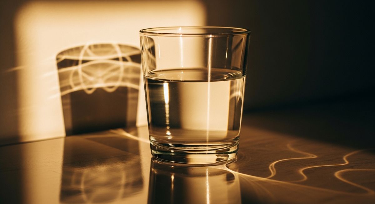 Sunlight through water representing inner strength